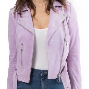 BAGATELLE Suede Moto Jacket